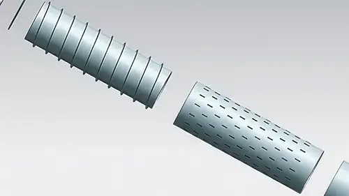 Exploded View of the Spiral Separator